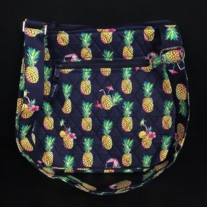 VERA BRADLEY Large Hipster Crossbody TOUCAN PARTY